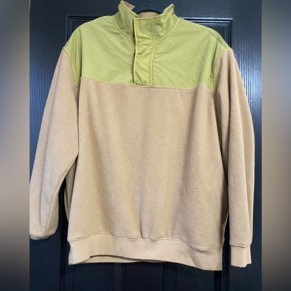 Zara Tan Fleece Pullover - Picture 1 of 7